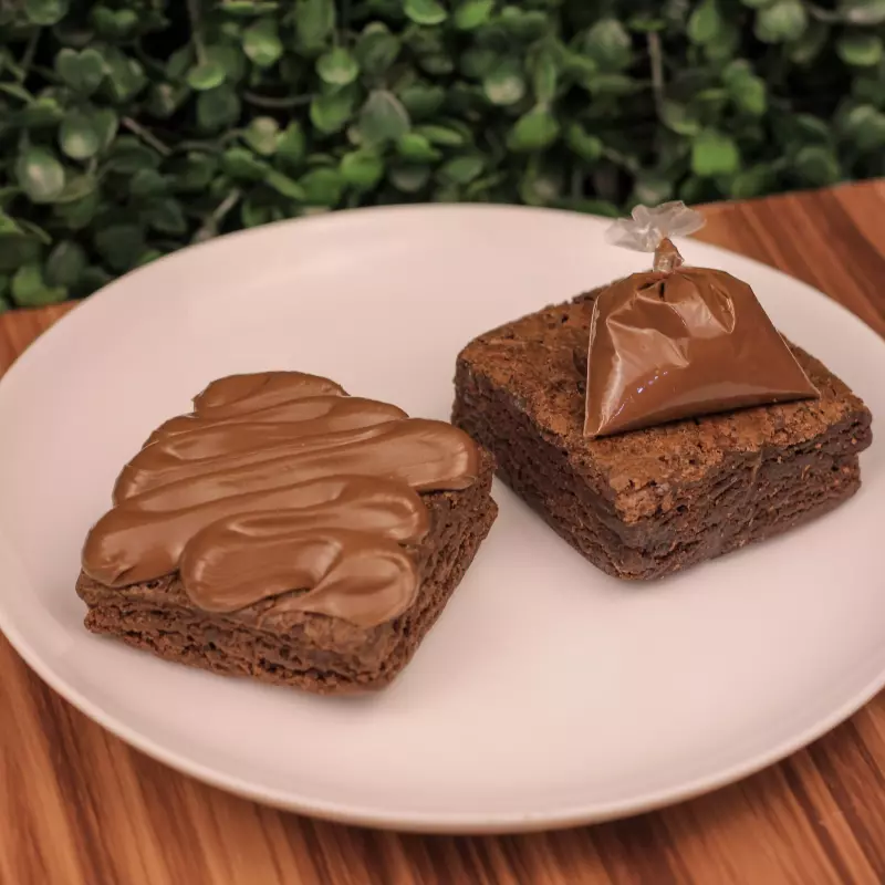 Brownie com Nutella