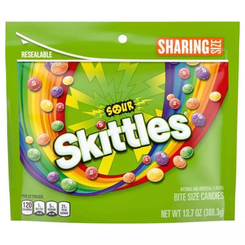 Skittles sour sharing size