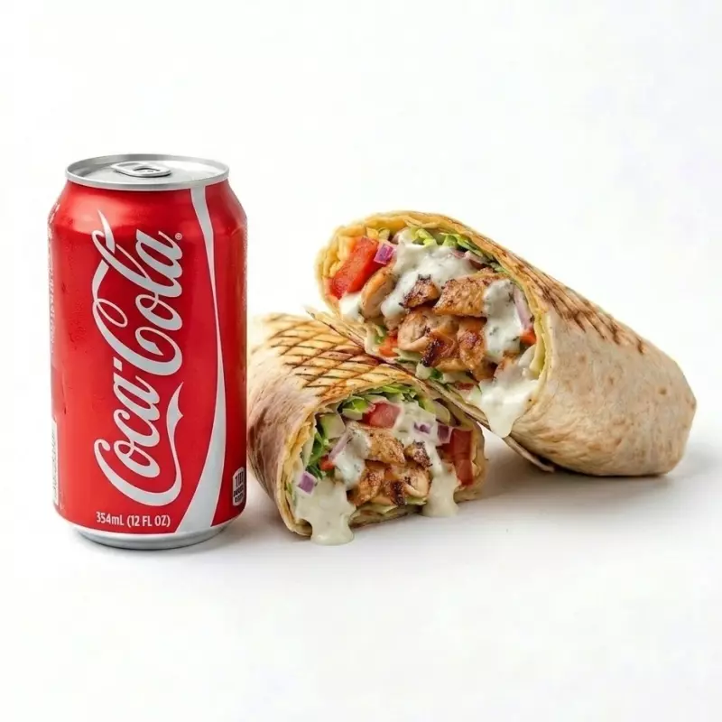 Shawarma Pollo + Bebida