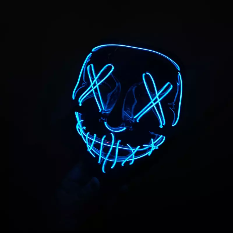 Máscara led Azul