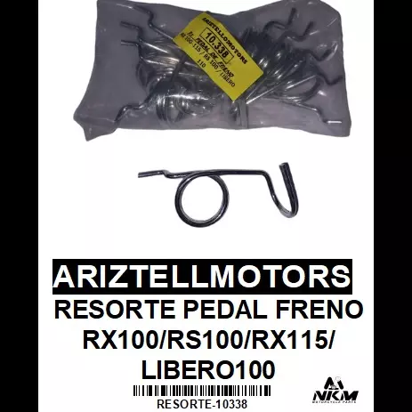 RESORTE PEDAL FRENO RX100/115