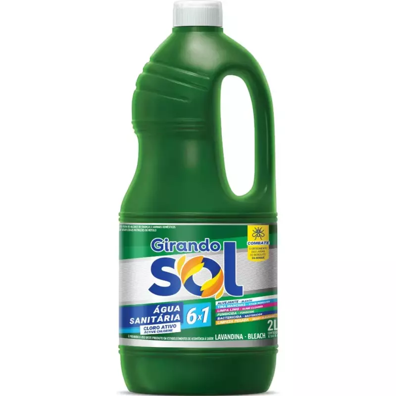 ÁGUA SANITÁRIA GIRANDO SOL VERDE 2L