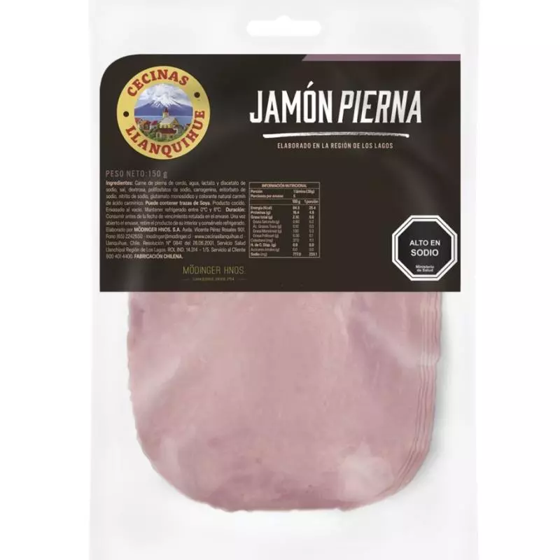 Jamón pierna llanquihue 150grs