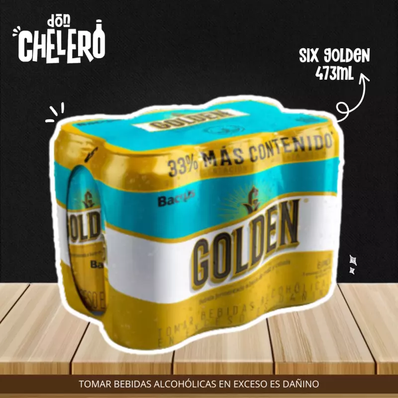 SIX GOLDEN LATAX473ML