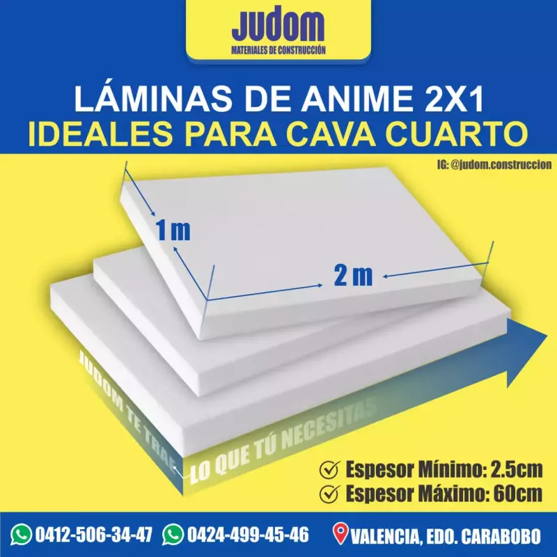 LAMINA DE ANIME 2x1 mts por cm