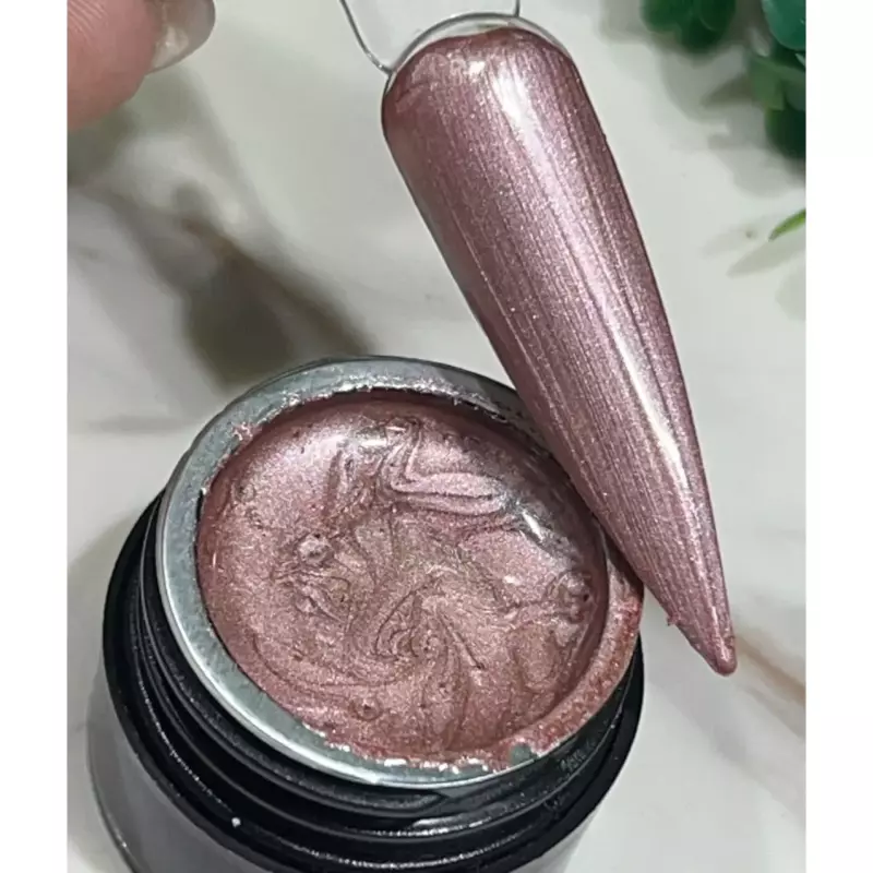 Metal Chuva De Estrelas Rose