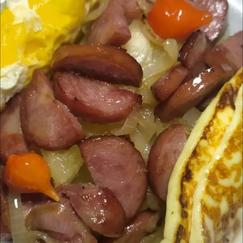 MACAXEIRA COM CALABRESA ACEBOLADA