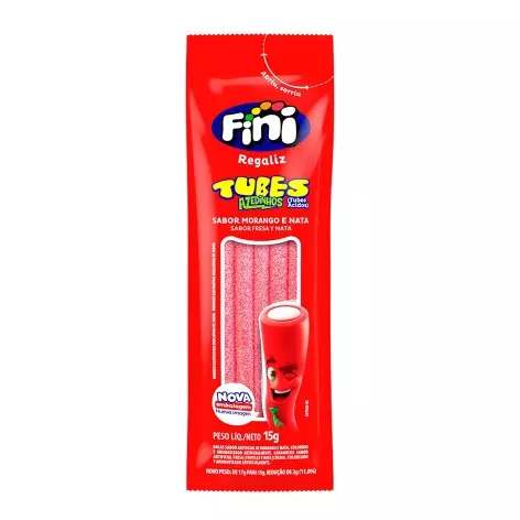 Fini Tubes Morango Citrico 15G