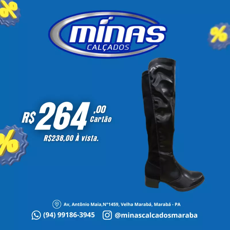 Bota Preta RF:ME123