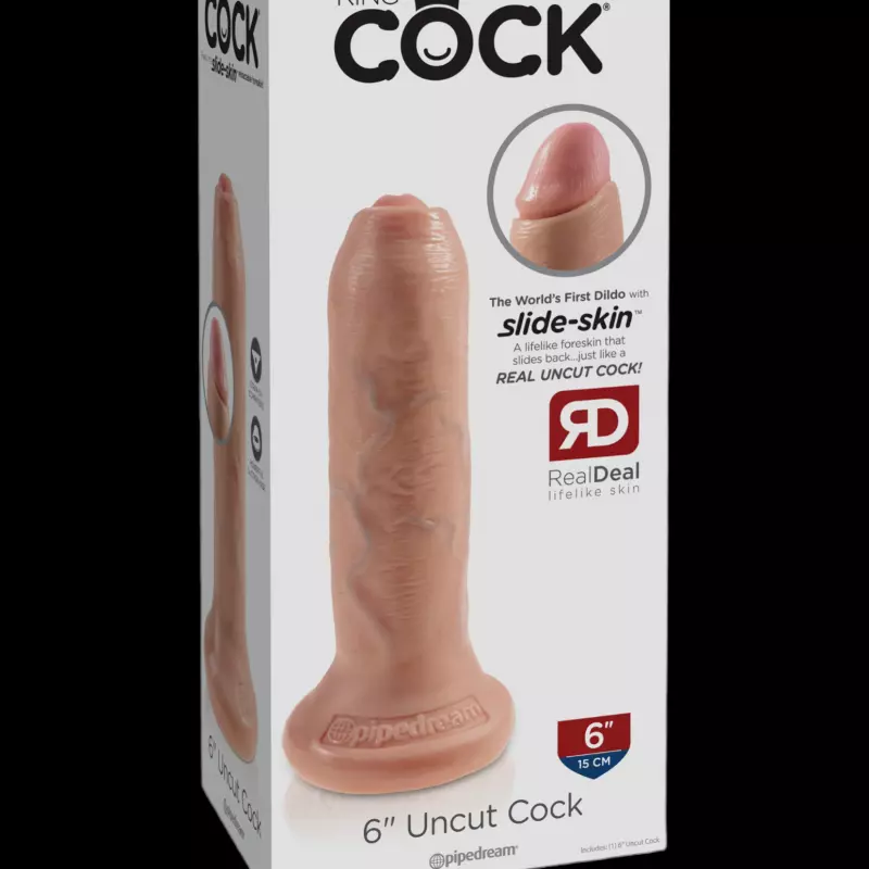 DILDO REALISTA  6″ CON PREPUCIO