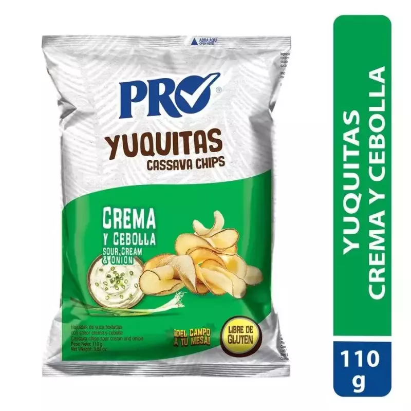 Yuquitas Crema Cebolla 110g