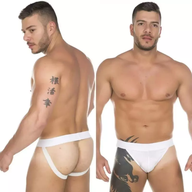 1109 - Cueca Jock Strapy Branca