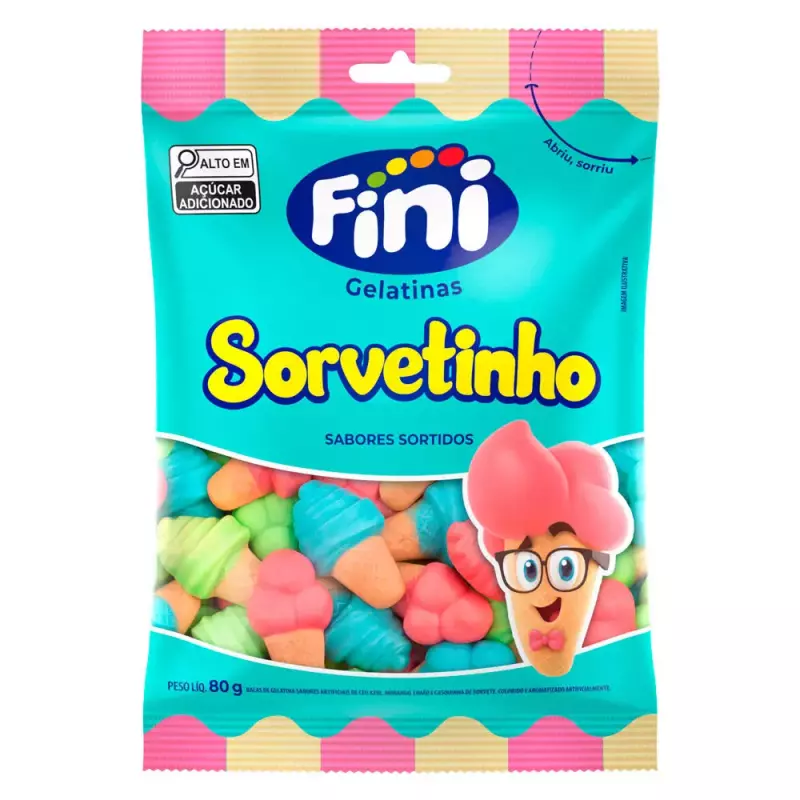 Bala Fini Sorvetinho 80G
