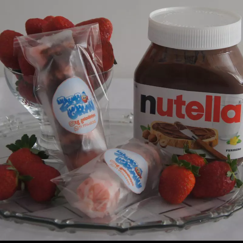 Morango com Nutella