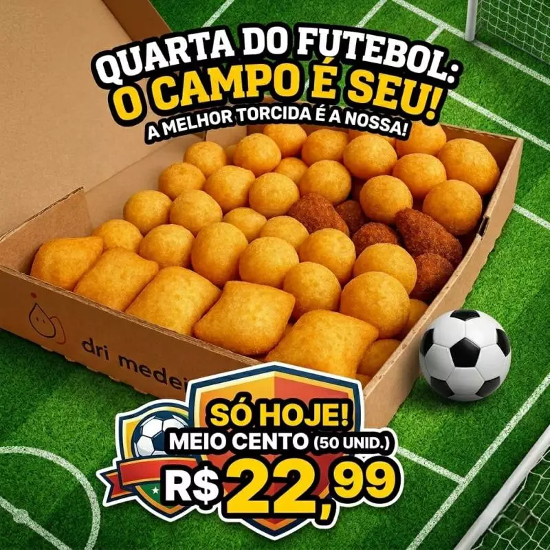 50 salgados mistos
