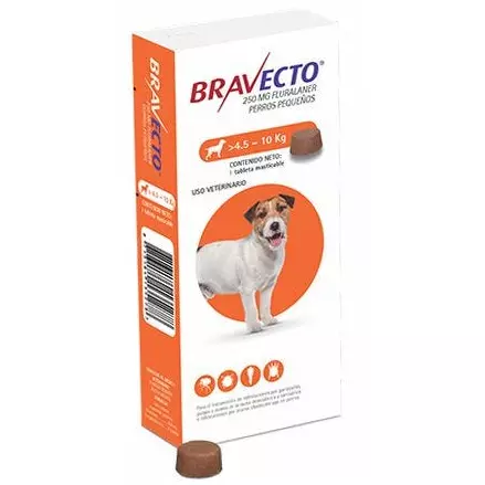 Bravecto de 4,5 a 10 kg