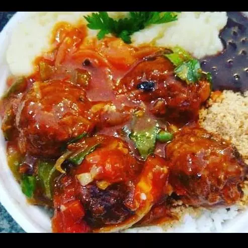 (P)Almondega de Carne ao molho com Espaghety