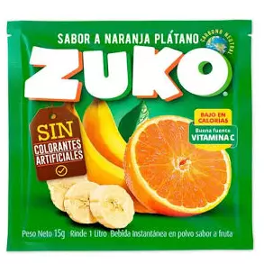 ZUKO NARANJA PLATANO 15G