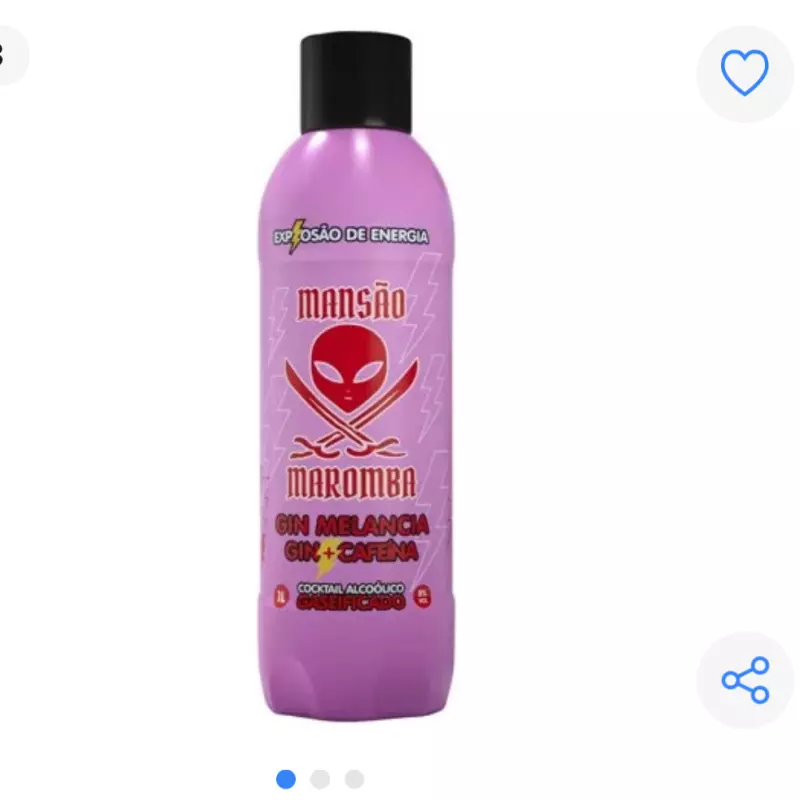 Gin  Melancia Cafeína MAROMBA 1L