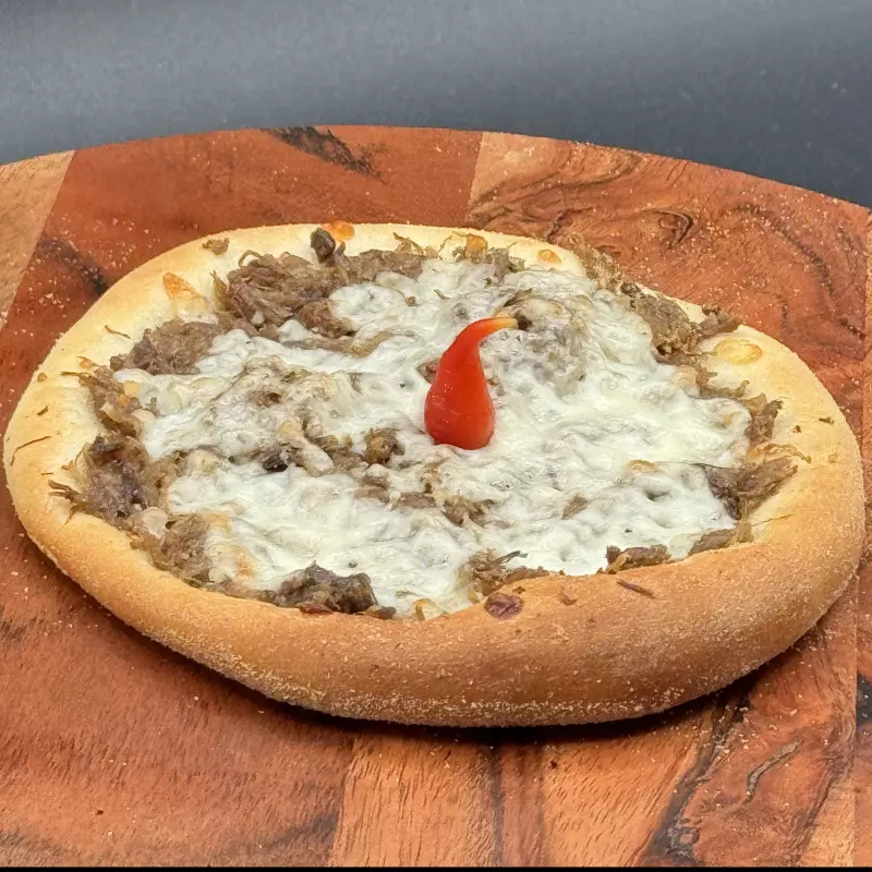 Carne seca com queijo