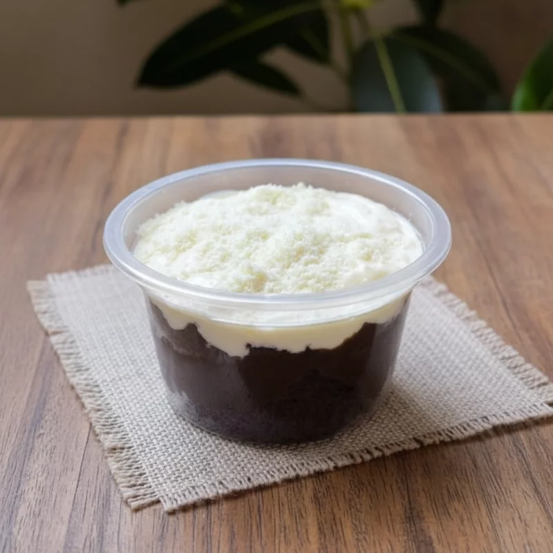 Bolo com creme de ninho e brigadeiro