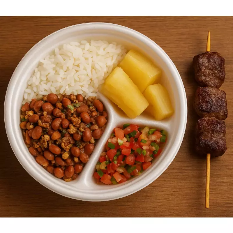 1 marmita com espetinho