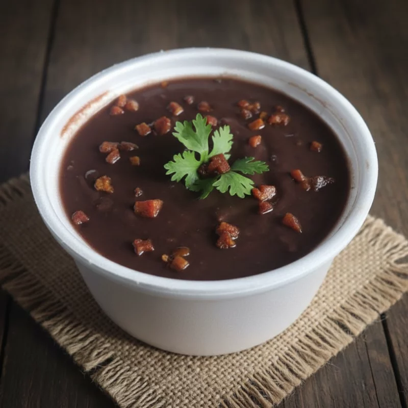 CALDO DE FEIJÃO C/ BACON E CALABRESA