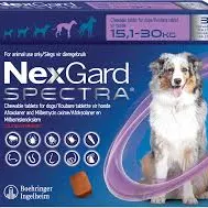 Nexgard SPECTRA de 15,1 a 30 kg