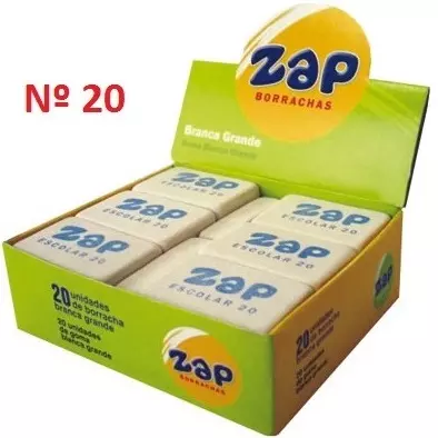 137 Borracha escolar branca cx c/ 20