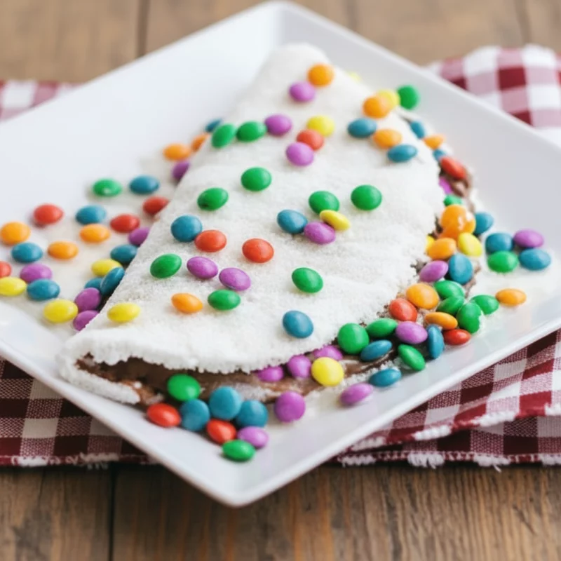 Tapioca com Avelã e Confetes