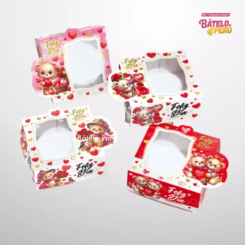 Caja de 2 chocotejas - San Valentin