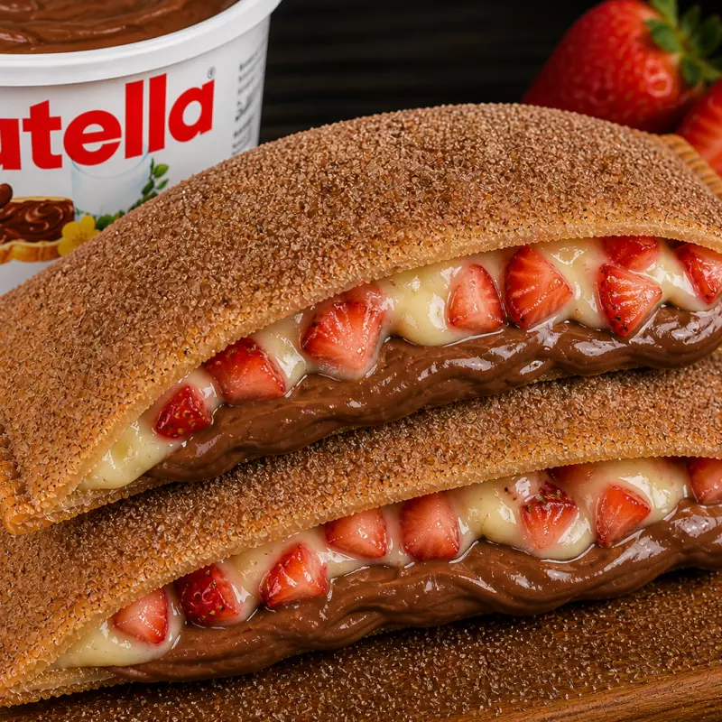 Pastel Ninho Nutella e Morango
