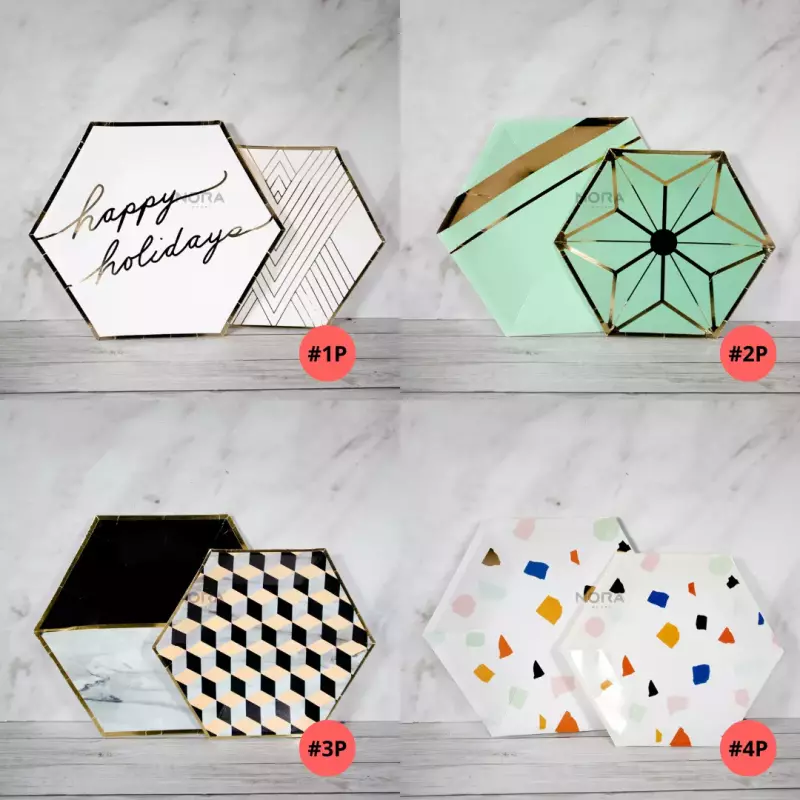 Platos con diseño 16 und