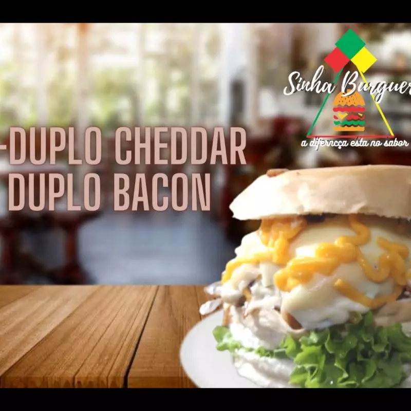 X duplo cheddar bacon