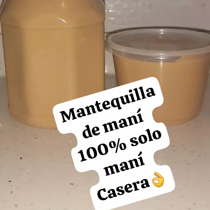 Mantequilla de maní salada casera