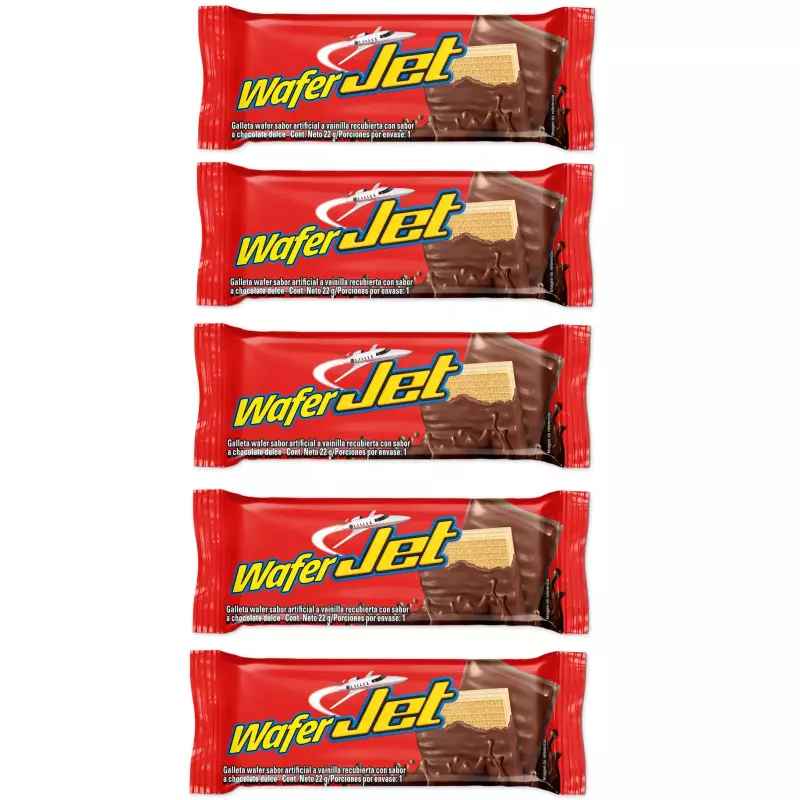 GALLETAS JET WAFER X 5 UNID