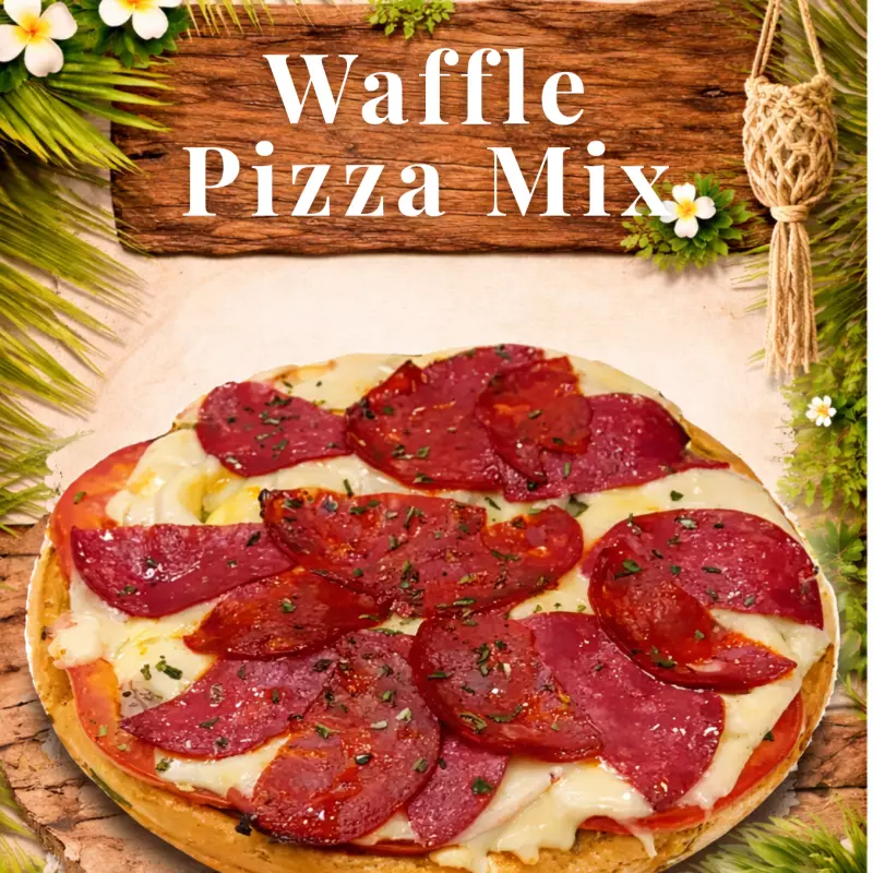 Waffle Pizza Mix Chorizo-Salami