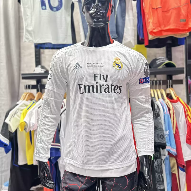 Real Madrid 2016 local manga larga