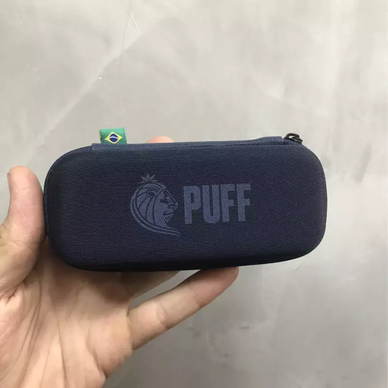 Case puff mini azul