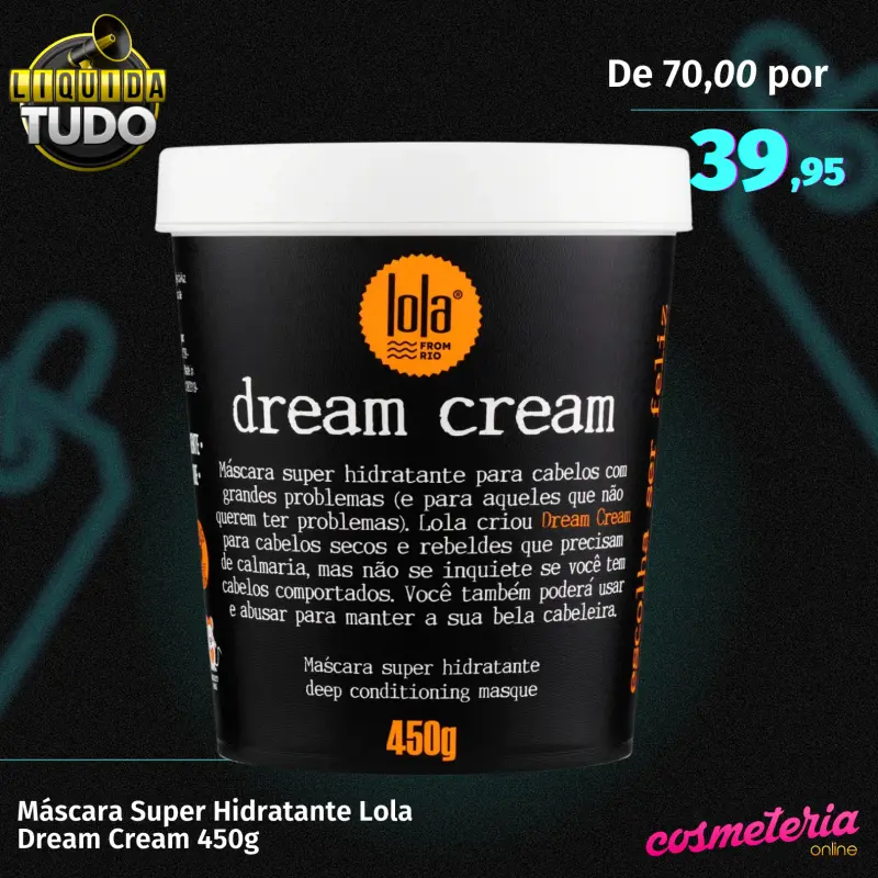 Lola Máscara Dream Cream 450g