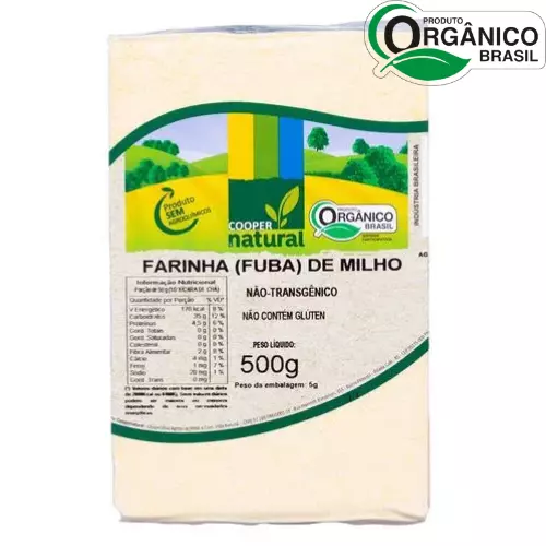 Farinha de Milho (Fuba) Orgâni 500g