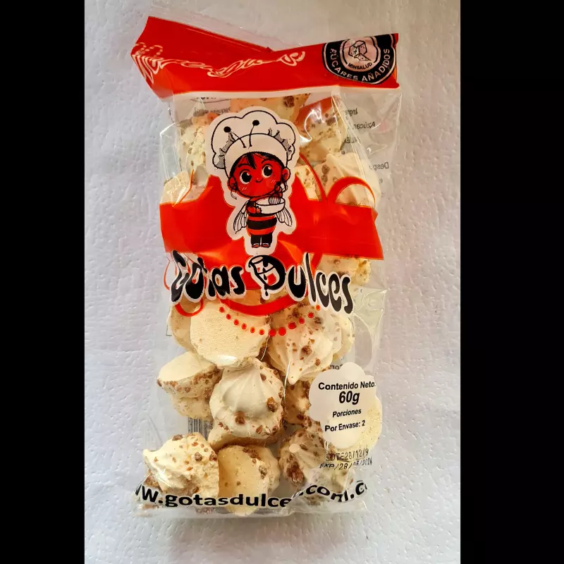 MERENGUE CON CHISPAS DE CHOCOLATE