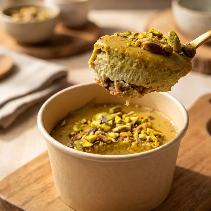 CHEESECAKE DE PISTACHO KETO