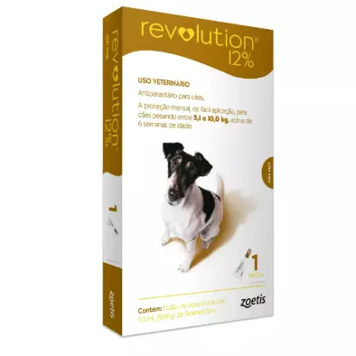 Revolution Cães 5-10kg (1 pipeta)