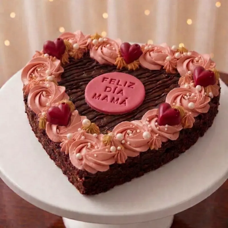 Brownie corazón