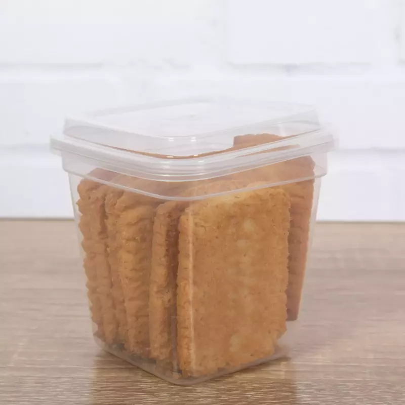 Tina cuadrada 7 oz - 25 UNIDADES