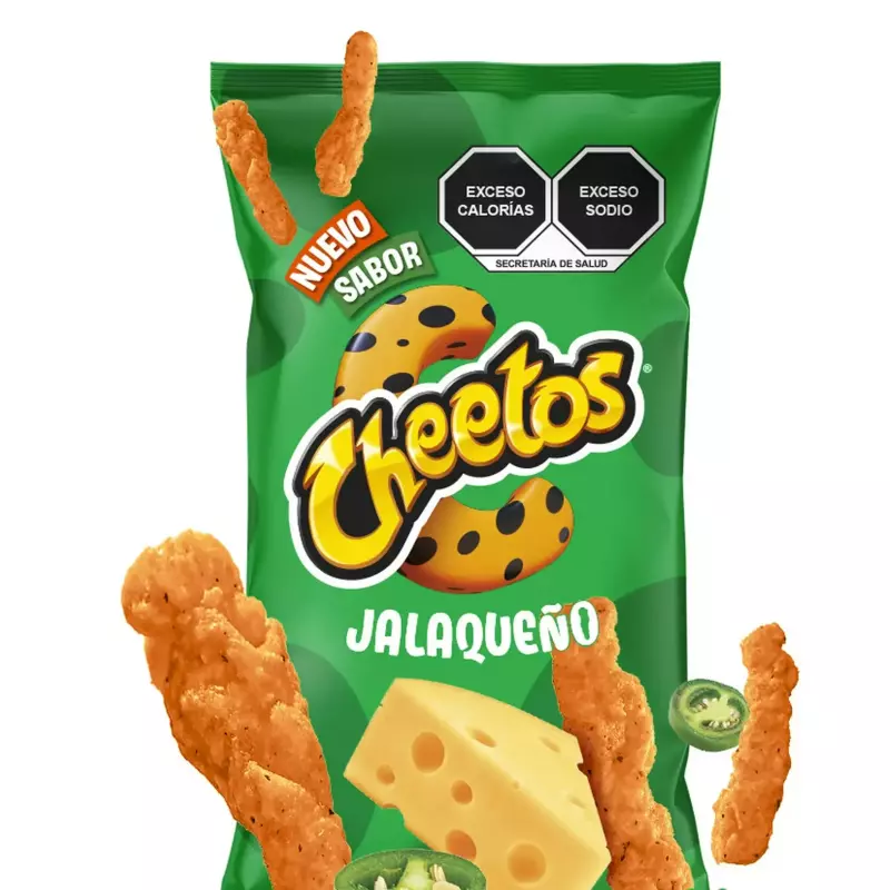Cheetos Queso y Chile Jalapeño 48 gr