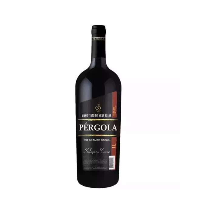 Vinho Pérgola tinto suave 1L