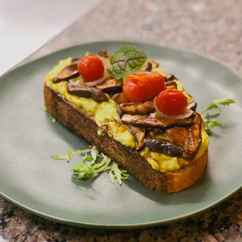 Tostada de Cogumelos