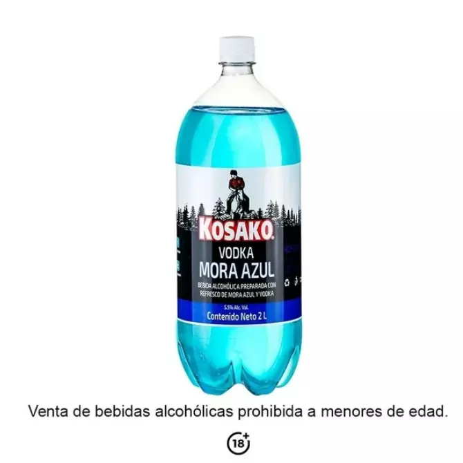 Kosako vodka mora azul 2 l